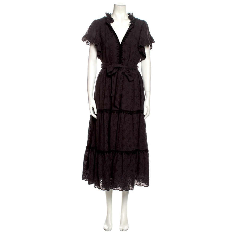 SALE! LUG VON SIGA Eyelet Dress Whimsygoth Cottagecore Vintage Boho Witchy